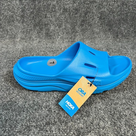 Hoka Unisex-Child Ora Recovery Slide 3 Diva Blue Sandal Size US 7 UK 6 NWT - Picture 2 of 9